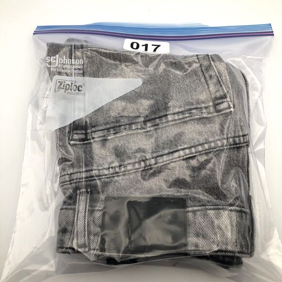 Zara Womens Cut Off Jean Shorts Size 0 High Rise Zip Fly Faded Black Denim - Picture 7 of 7